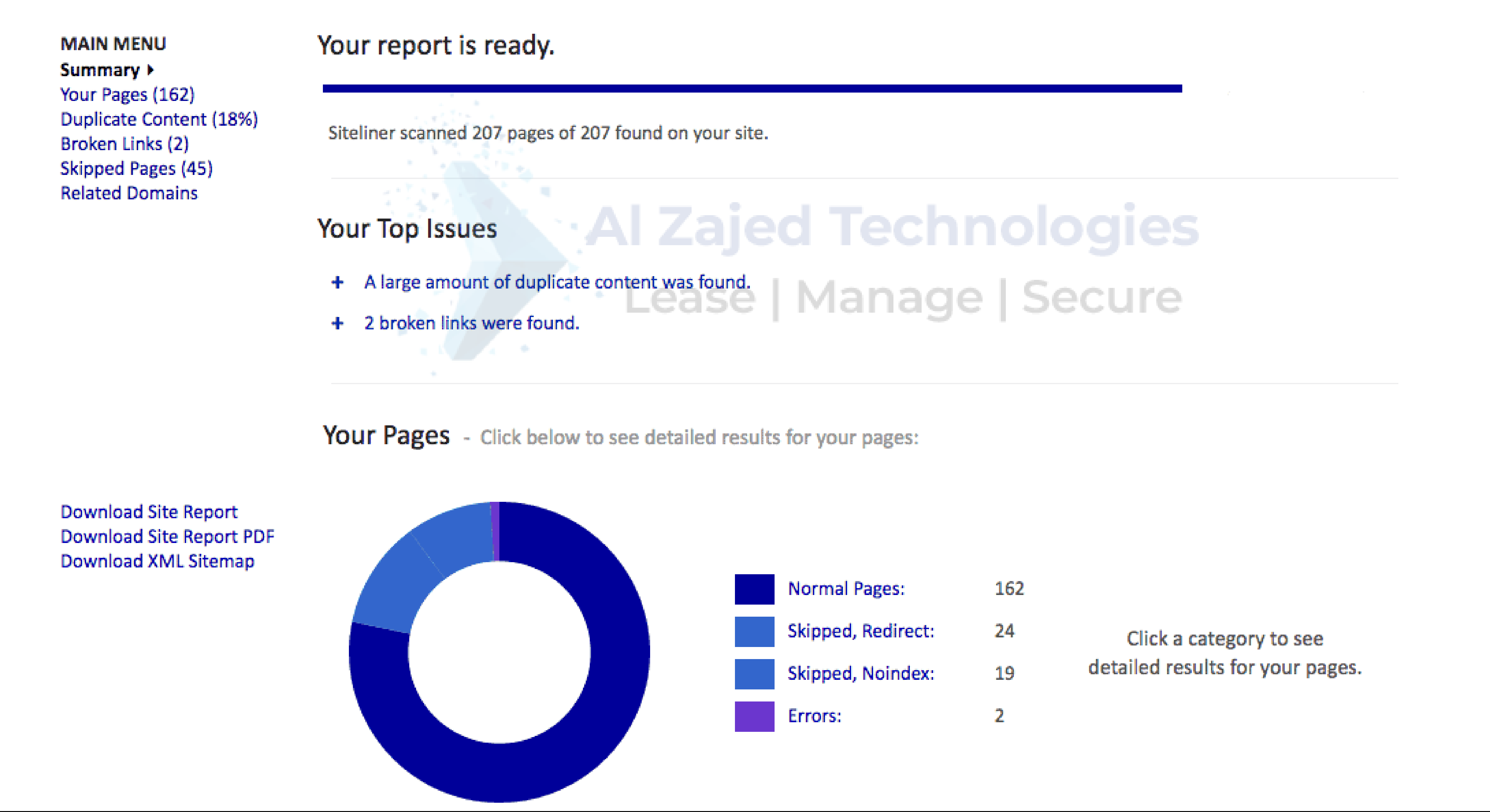 Siteliner, best free keyword tool